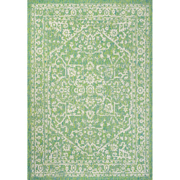 Malta Bohemian Medallion Textured Weave Indoor/outdoor Area Rug